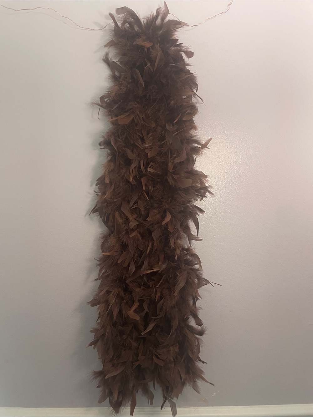 Heavyweight Feather Boa - Brown
